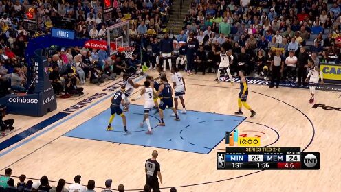  莫兰特超高难度拉杆反扣入选五佳球